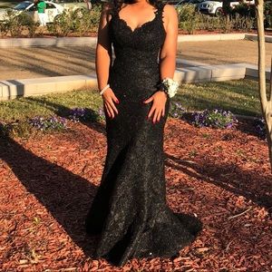 Size 8 Sherri Hill Lace Formal